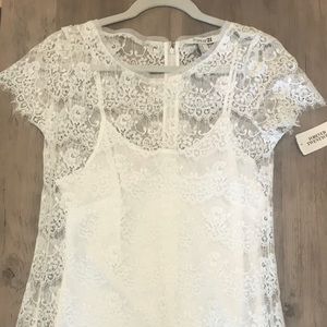Lacey Off-White Dress